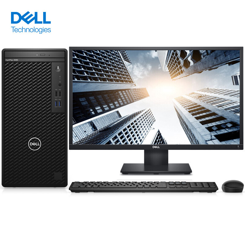 戴尔（DELL）3090MT 标配 i5-10505/8G/256G/1T配E2420H显示器