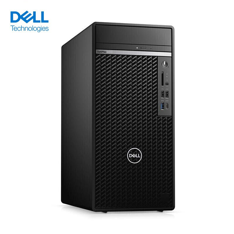 戴尔台式机7090MT（DELL）Optiplex 商用绘图设计师游戏办公台式电脑主机 7080标配i7/16G/256G+1T/集显 全国联保 三年质保