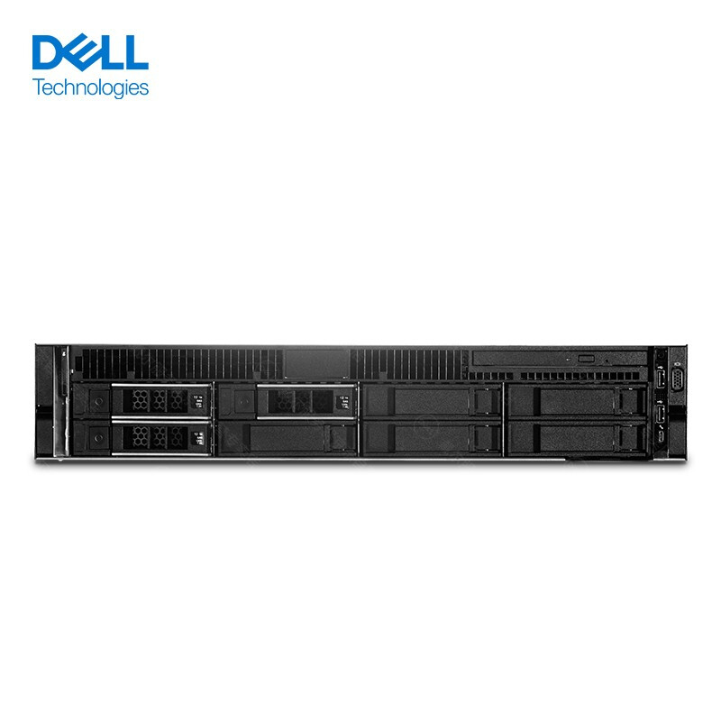 戴尔(DELL)2U机架式R740服务器主机至强银牌4210R十核/16G*2内存/600GSAS10K*3硬盘/H330/495W单电/导轨