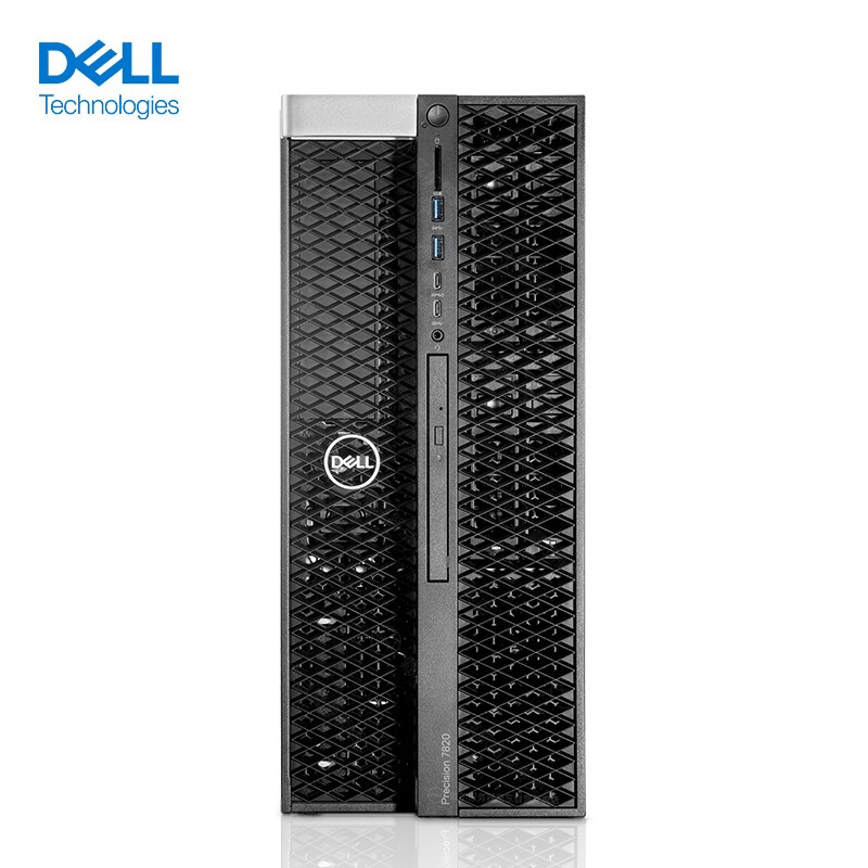 戴尔（DELL）7820Tower塔式图形工作站台式主机至强铜牌3206R八核/16G*2内存/1T硬盘+256G固态/P620-2G/键鼠